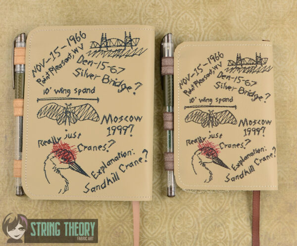 Cryptid Hunter - Mothman Memoirs Notebook Cover - Image 2