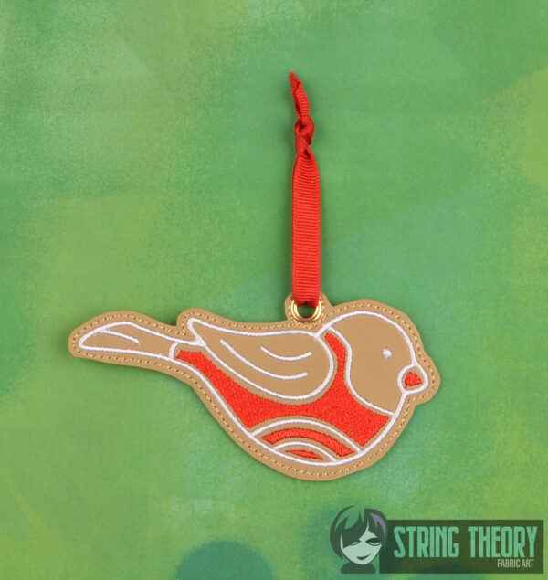 Gingerbread Cookie Dove Ornament