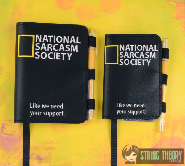 National Sarcasm Society Notebook Cover