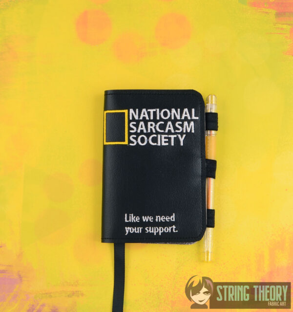 National Sarcasm Society Notebook Cover - Image 3