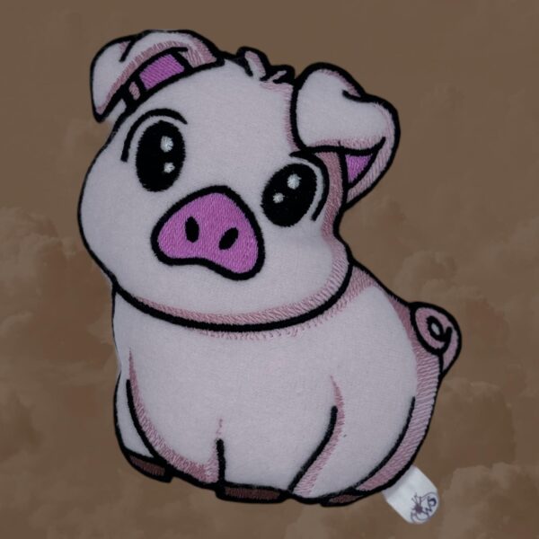 Chibi Piggy Stuffie ITH in the hoop Digital Download for Machine Embroidery Pattern, Design (4×4, 5×7, 6×10, 7×11, 8×12 Hoop) - Image 3