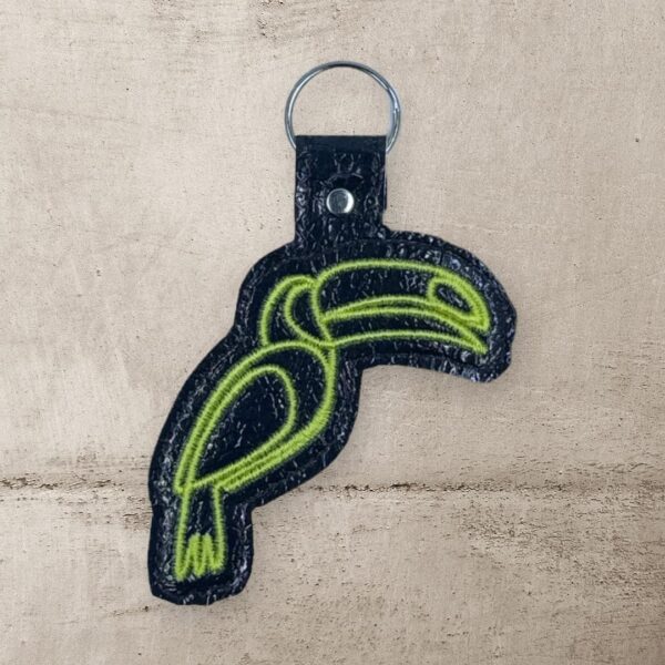 Continuous Line Toucan fob