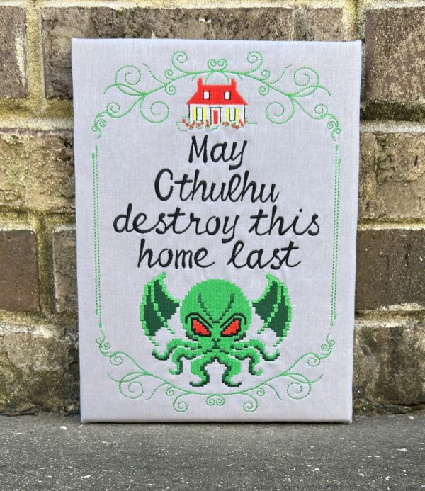 May Cthulhu Destroy - Traditional Stitch