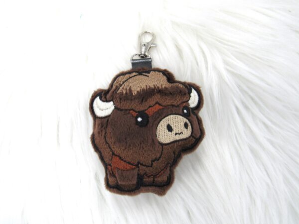 Chibi Bison Fluffy Cow Stuffie - Image 6