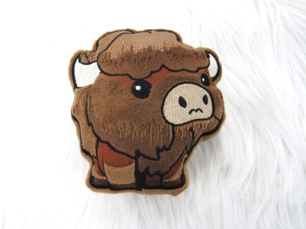 Chibi Bison Fluffy Cow Stuffie - Image 4