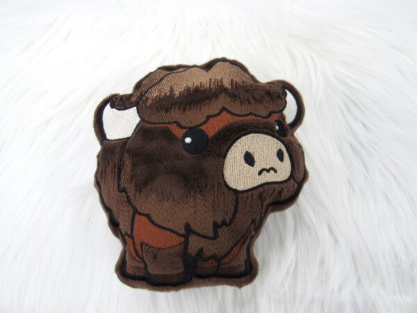 Chibi Bison Fluffy Cow Stuffie - Image 3