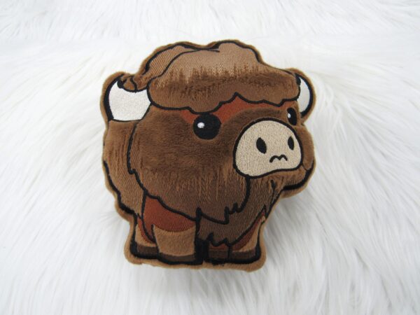 Chibi Bison Fluffy Cow Stuffie - Image 2