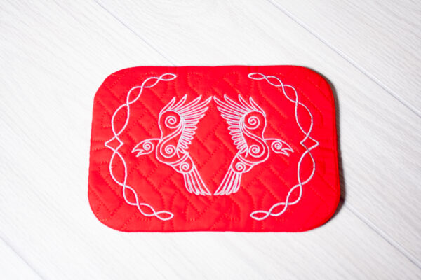 Celtic Crow Mug Rug - Image 3