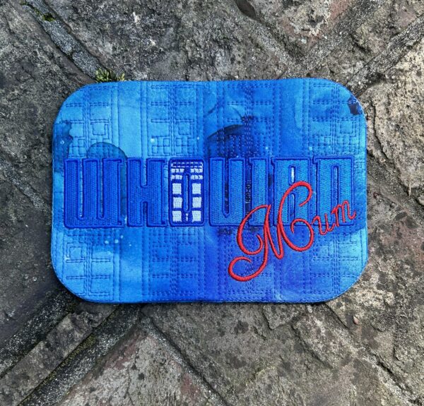 Dr. Space Time – Whovian Mum Mug Rug - Image 2