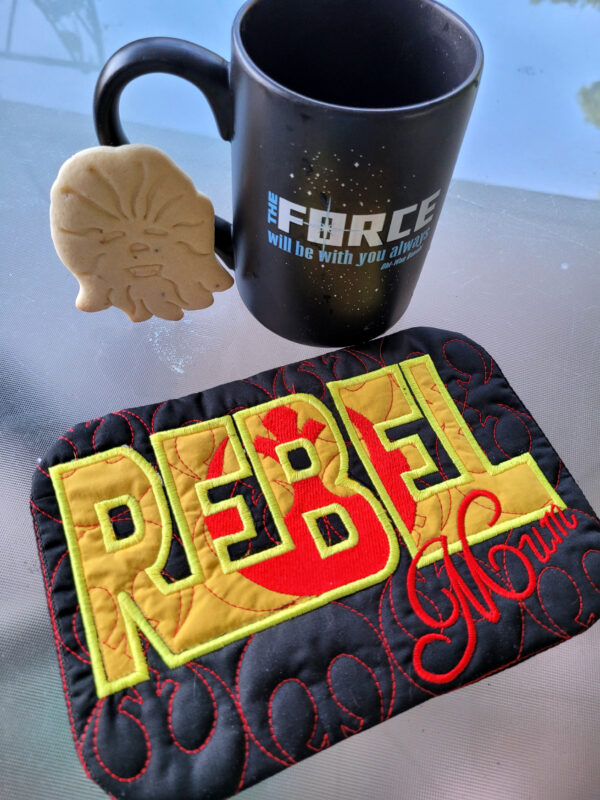 Star Battles - Rebel Mum Mug Rug - Image 2