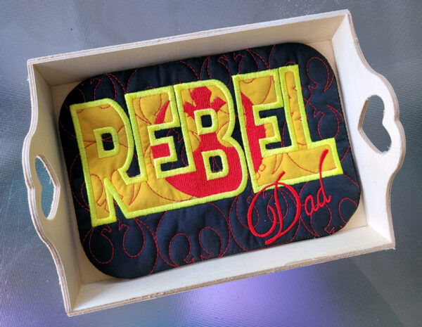 Star Battles - Rebel Dad Mug Rug - Image 4