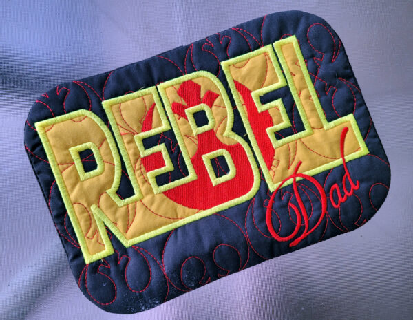 Star Battles - Rebel Dad Mug Rug - Image 3