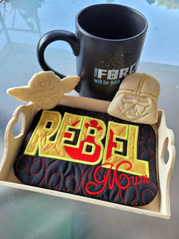 Star Battles - Rebel Mum Mug Rug