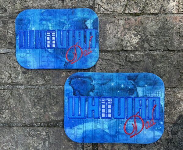 Dr. Space Time – Whovian Dad Mug Rug