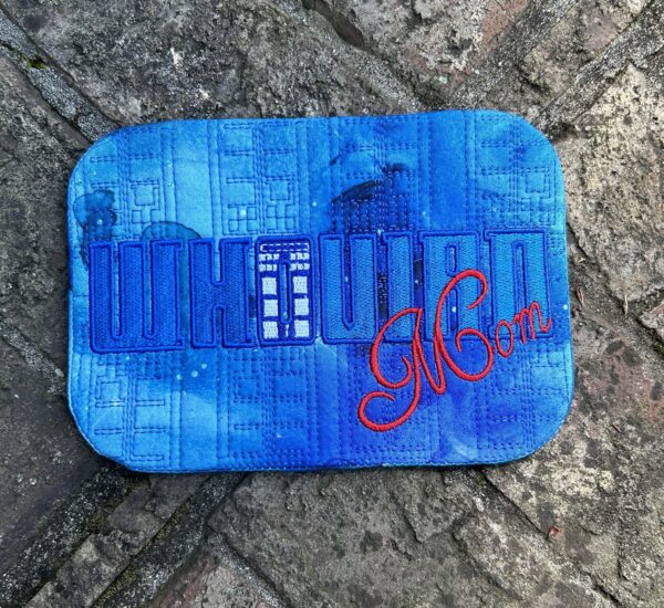 Dr. Space Time – Whovian Mom Mug Rug - Image 3