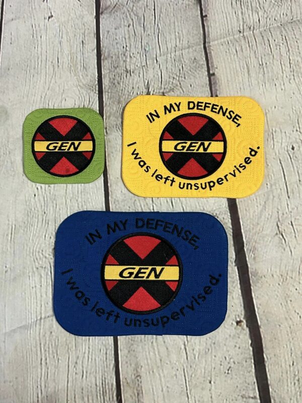 Gen X - In my defense, I was left unsupervised Mug Rug