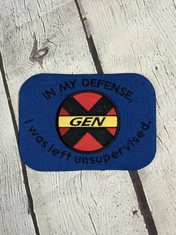 Gen X - In my defense, I was left unsupervised Mug Rug - Image 2