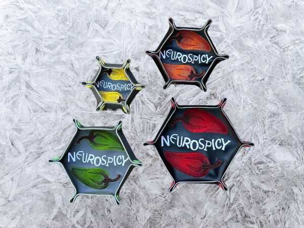 Neurospicy Hexagonal Dice Tray