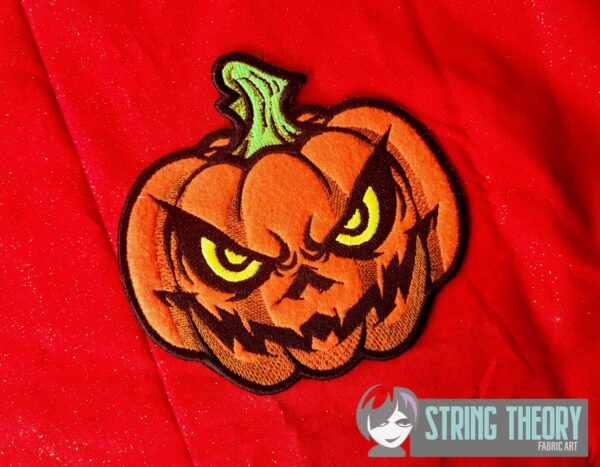 Chibi Evil Pumpkin Appliqué - Image 2