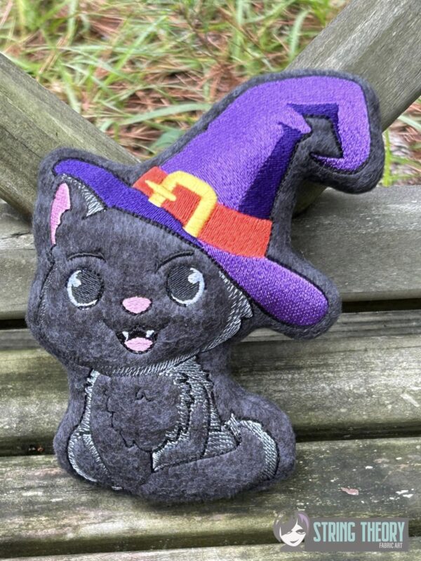 Chibi Witch Kitty Stuffie - Image 2