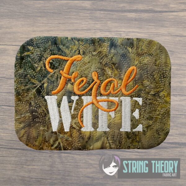 Feral Wife Mug Rug - Image 3