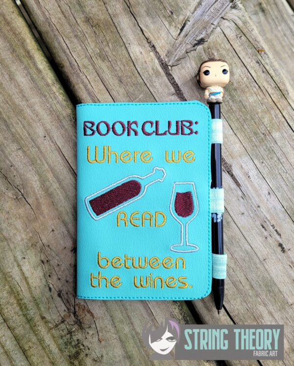 Book Club: Where We Read Between the Wines Notebook Cover - Image 3