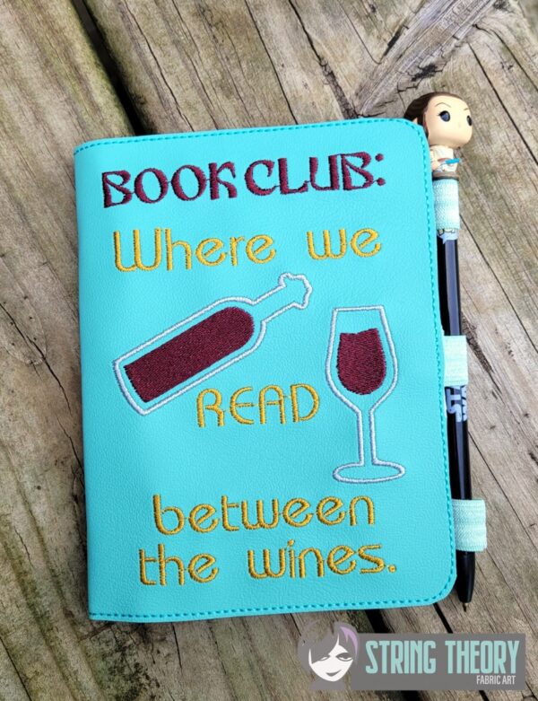 Book Club: Where We Read Between the Wines Notebook Cover - Image 2