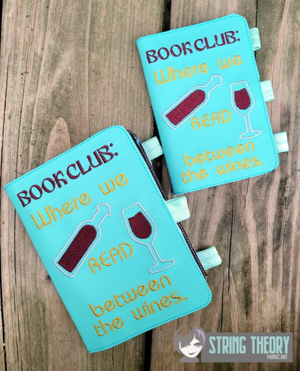 Book Club: Where We Read Between the Wines Notebook Cover