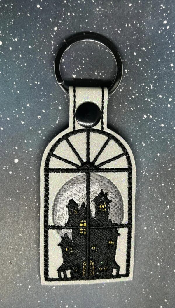 Haunted Window 5 - Haunted House Fob