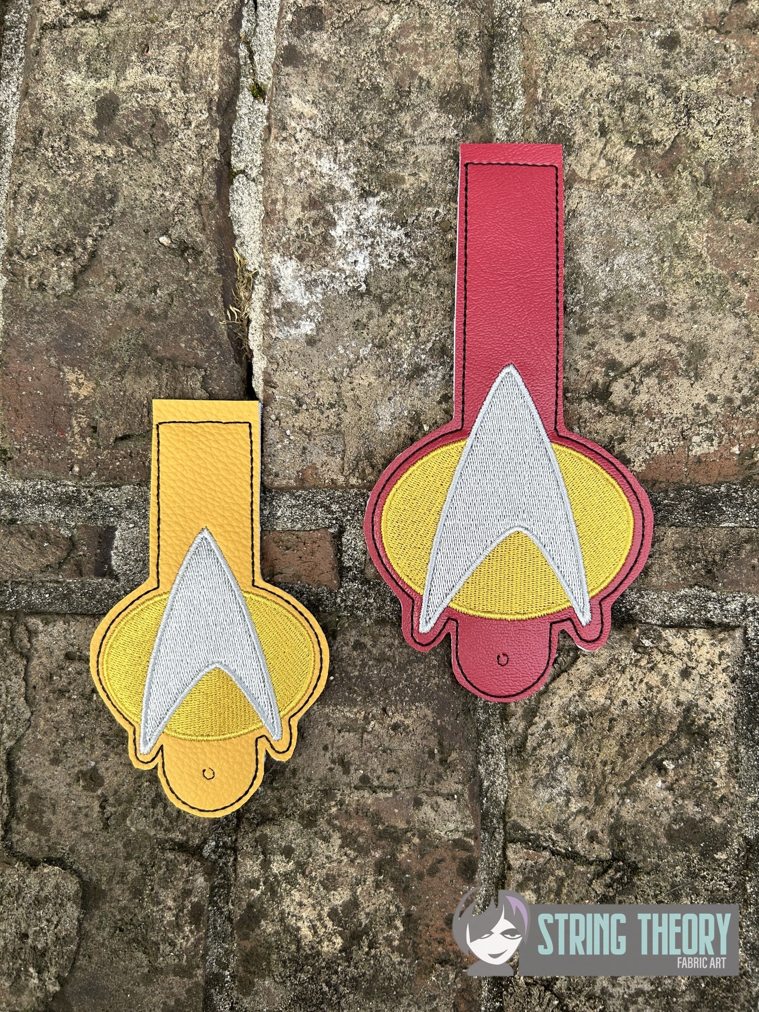 Star Trek New School ITH wallet tabs machine embroidery design