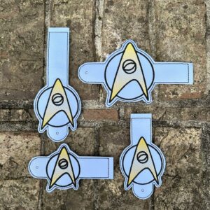 Star Trek Old School Science ITH wallet tabs machine embroidery design