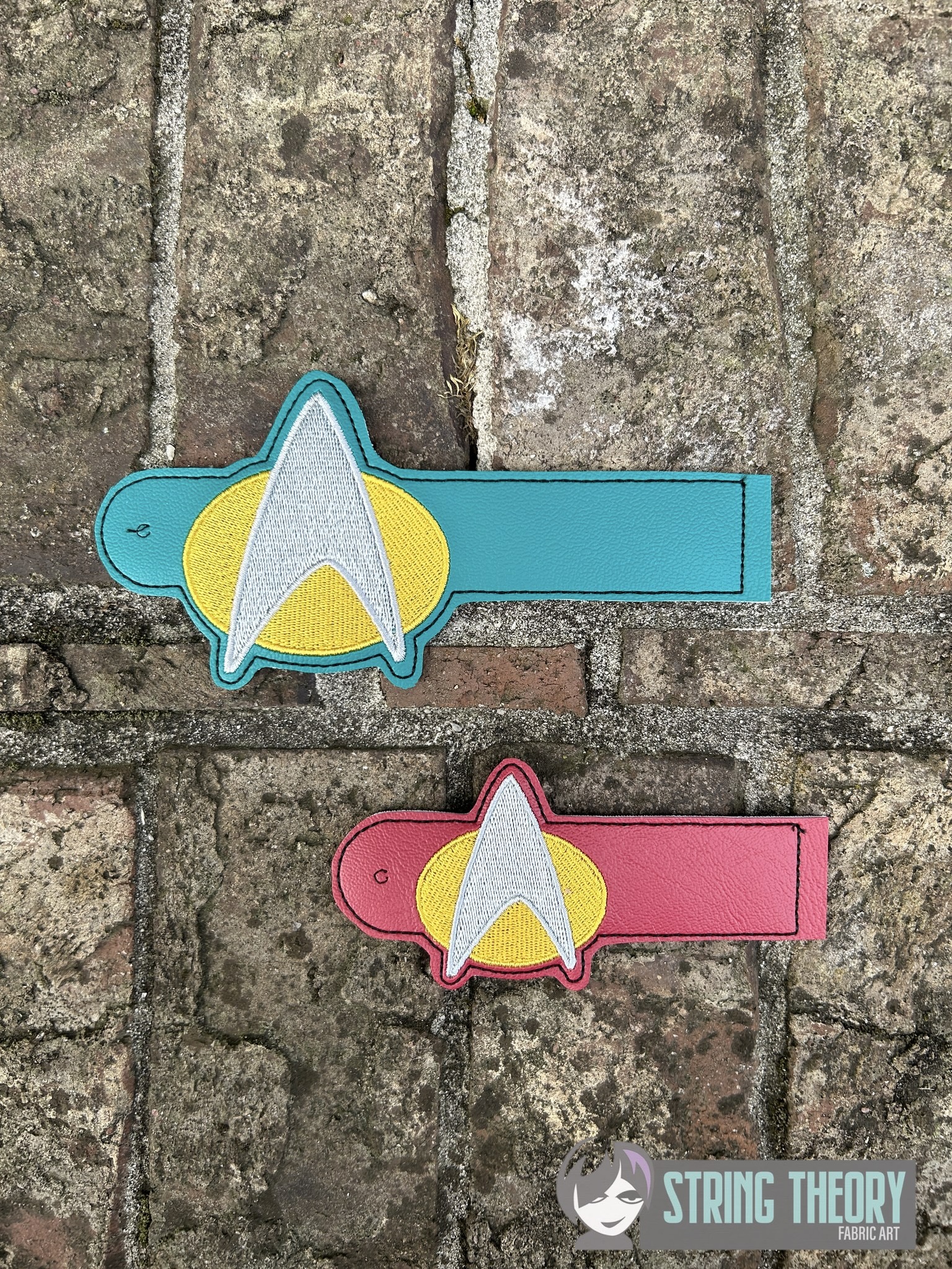 Star Trek New School ITH wallet tabs machine embroidery design