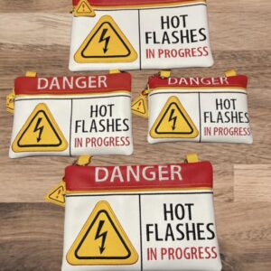 Danger Hot Flash in Progress ITH FL Zip Bag machine embroidery design