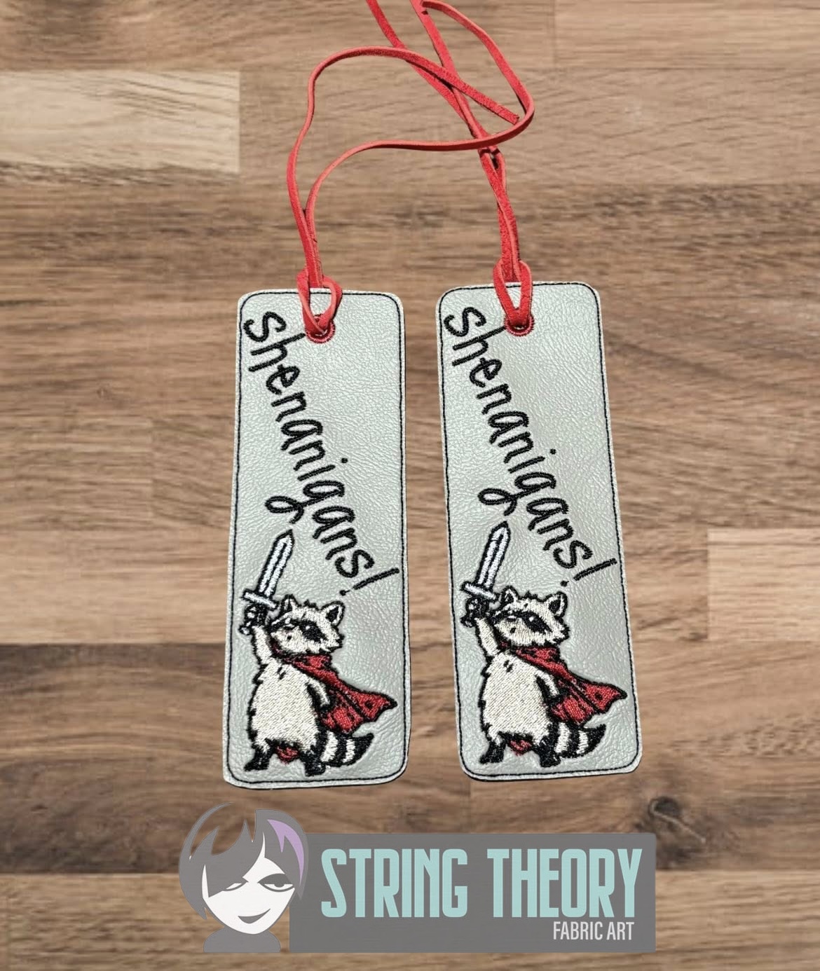 Shenanigan 2ith bookmark machine embroidery pattern