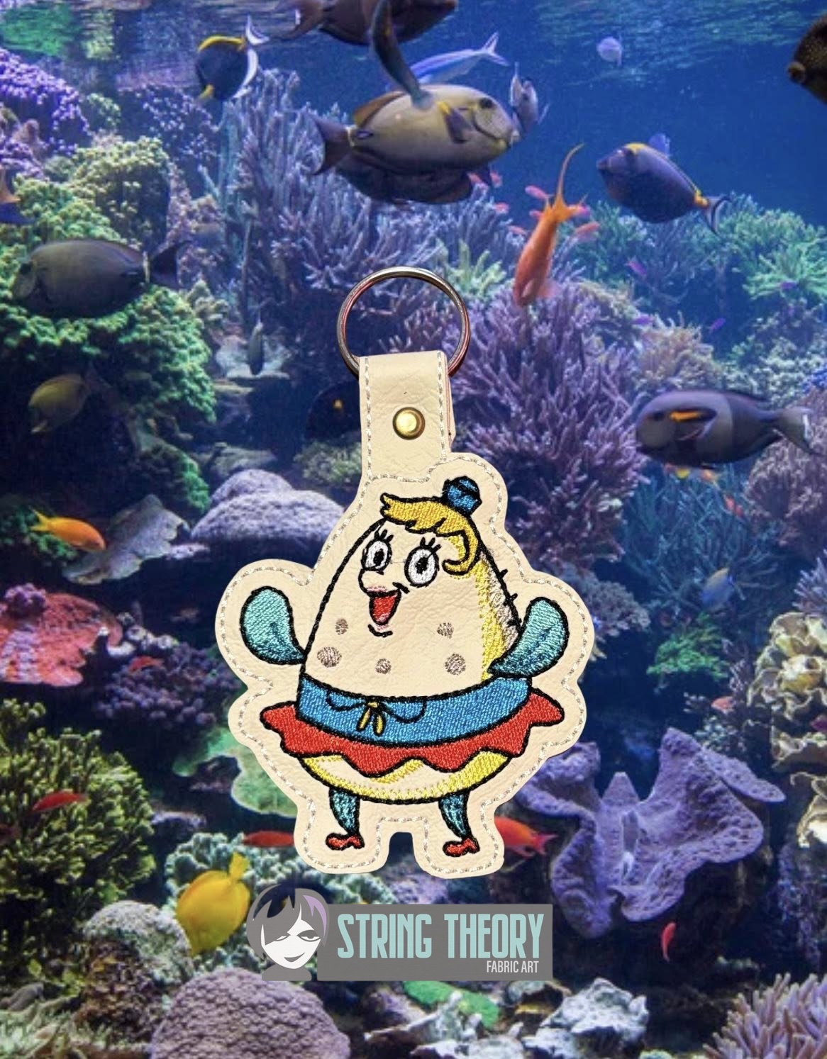 Mrs. Puff SpongeBob SquarePants ITH Machine Embroidery Design