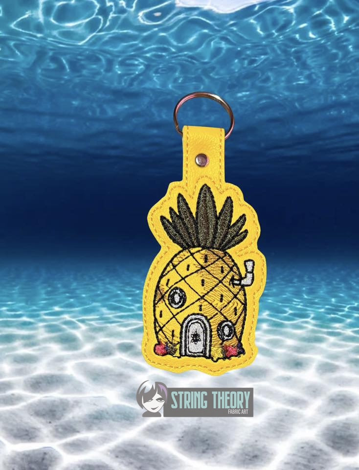 Pineapple House SpongeBob SquarePants ITH Machine Embroidery Design