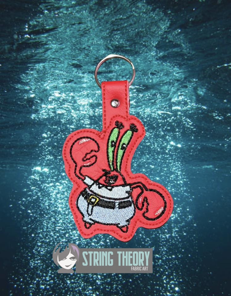 Mr. Krabs SpongeBob SquarePants ITH Machine Embroidery Design