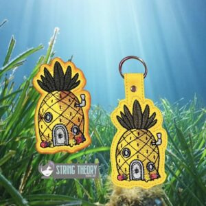 Pineapple House SpongeBob SquarePants ITH Machine Embroidery Design
