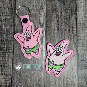 Patrick Star SpongeBob SquarePants ITH Machine Embroidery Design