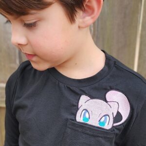 Mew peeker ITH machine embroidery design