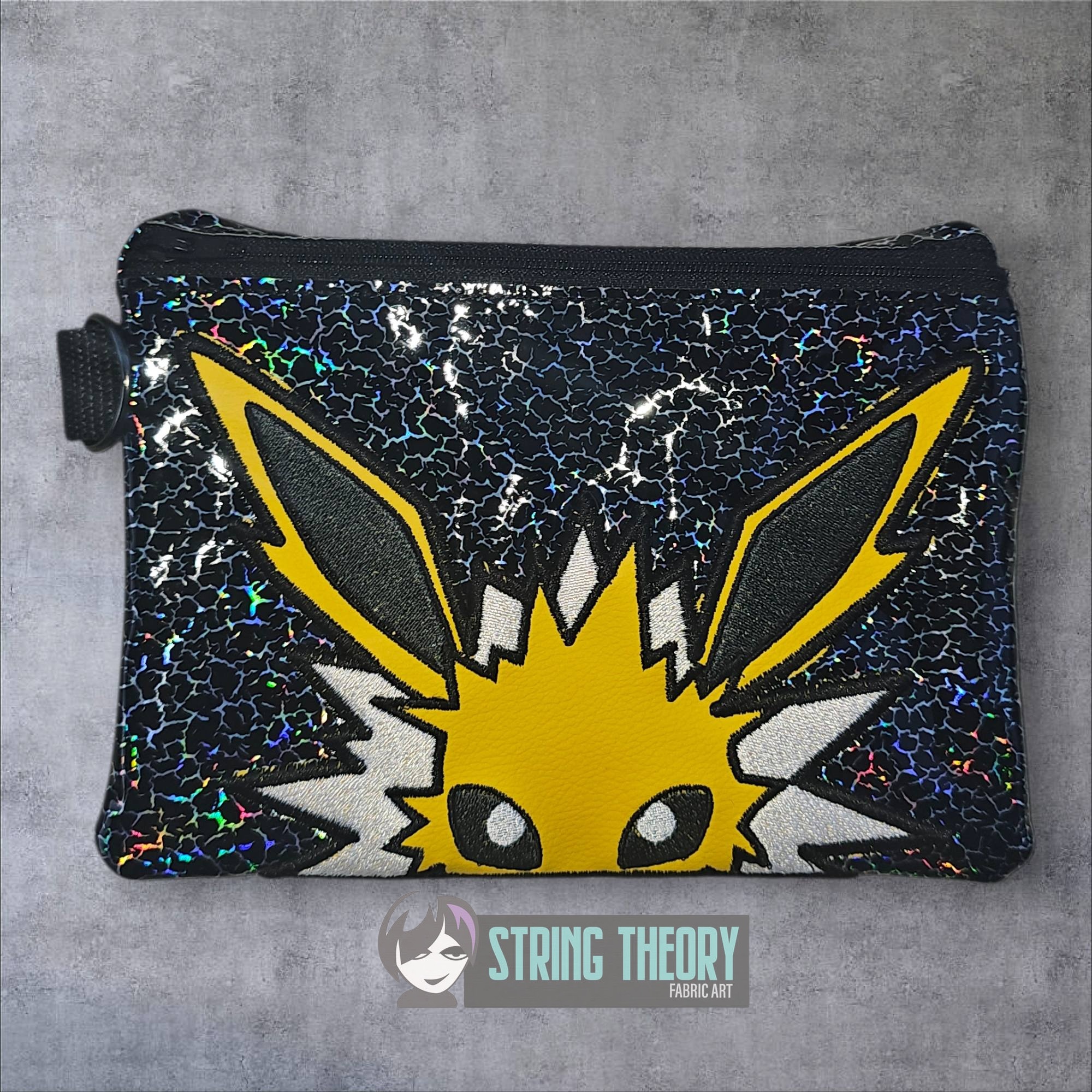 Jolteon peeker ITH machine embroidery design