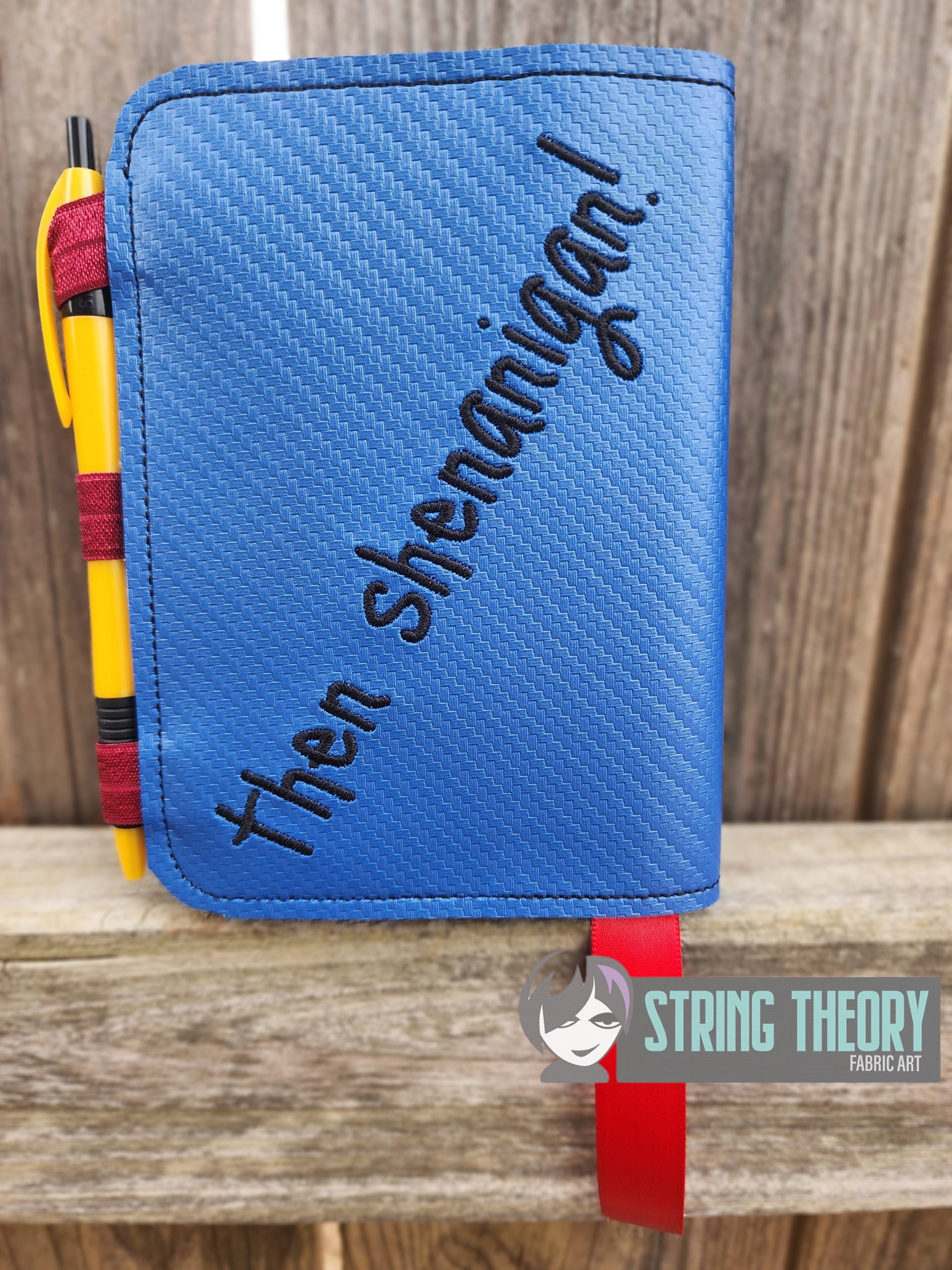 Shenanigan Notebook Cover ITH machine embroidery design