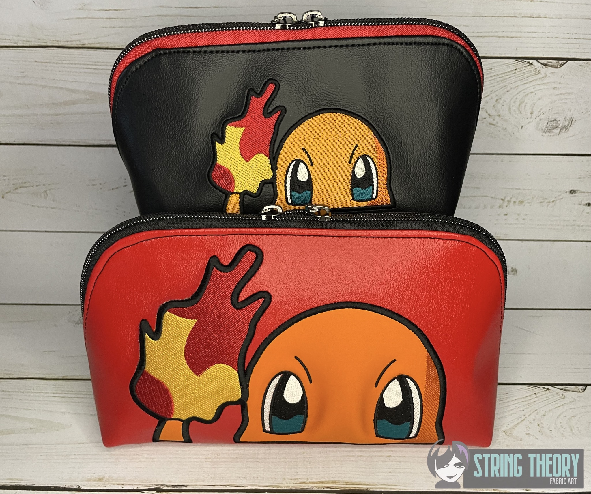 Charmander peeker ITH machine embroidery design