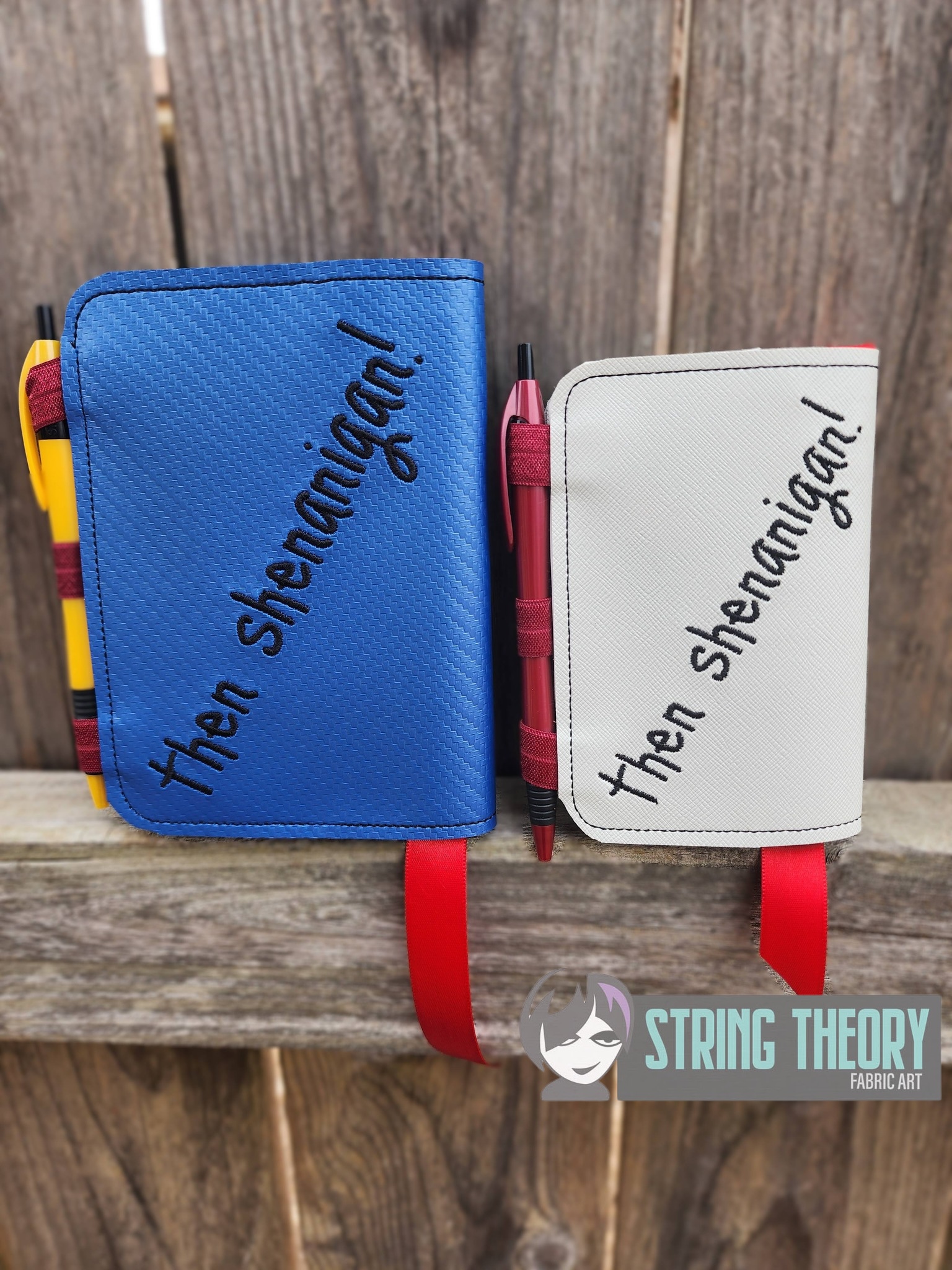 Shenanigan Notebook Cover ITH machine embroidery design