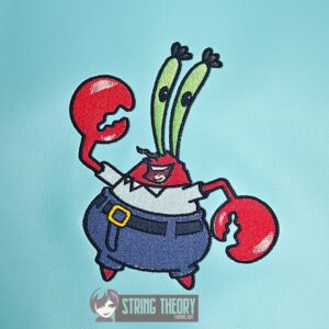 Mr. Krabs SpongeBob SquarePants Machine Embroidery Design