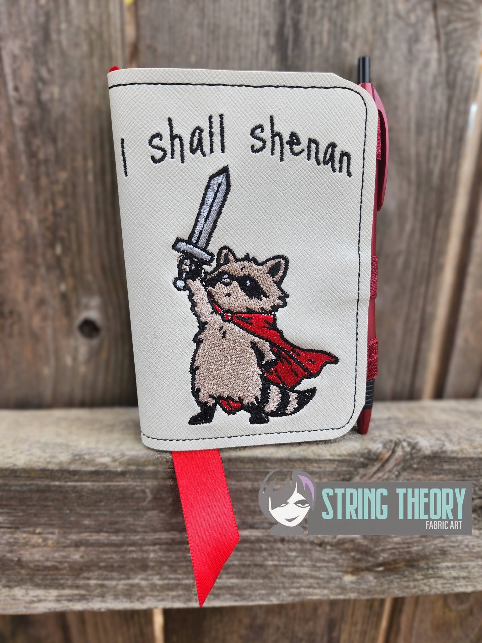 Shenanigan Notebook Cover ITH machine embroidery design
