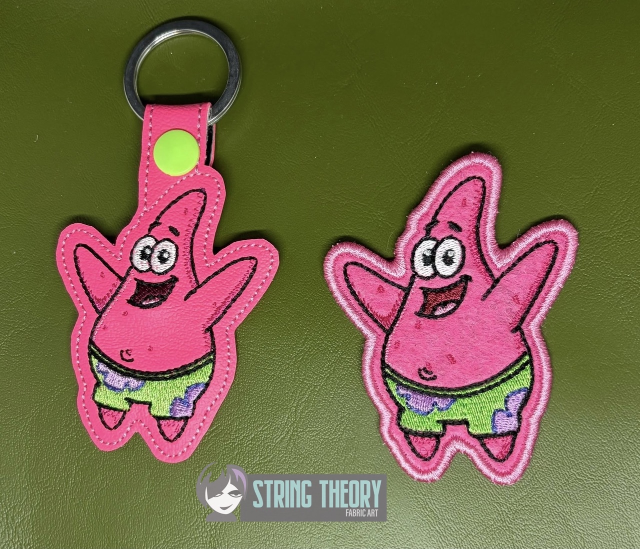 Patrick Star SpongeBob SquarePants ITH Machine Embroidery Design