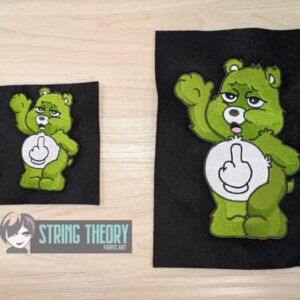 No Fucks Bear - Don't Care Bear machine embroidery design