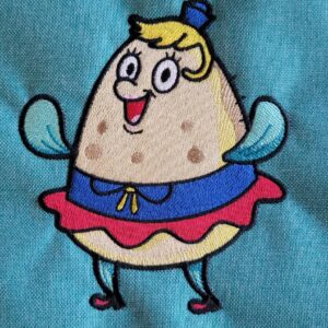 Mrs. Puffs SpongeBob SquarePants Machine Embroidery Design