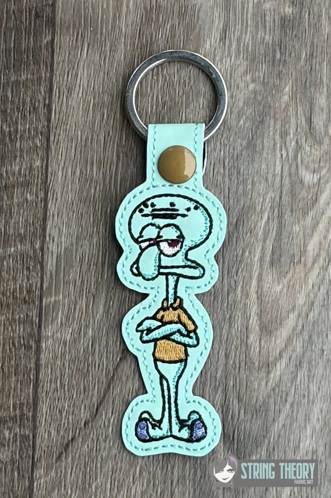 SpongeBob SquarePants Squidward ITH Machine Embroidery Design